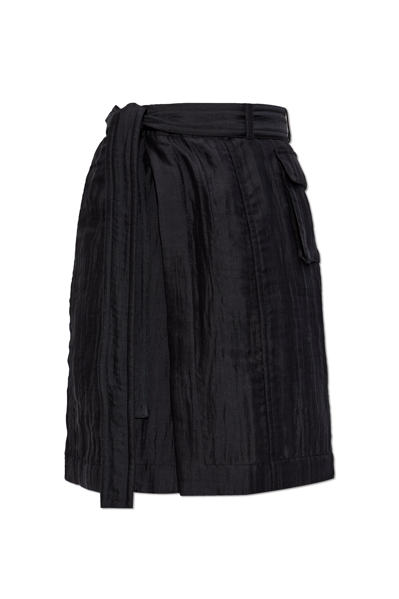 スカート FERRAGAMO SKIRT (112960780696 NERO) Ferragamo Corset Long Skirt in Nero | FWRD
